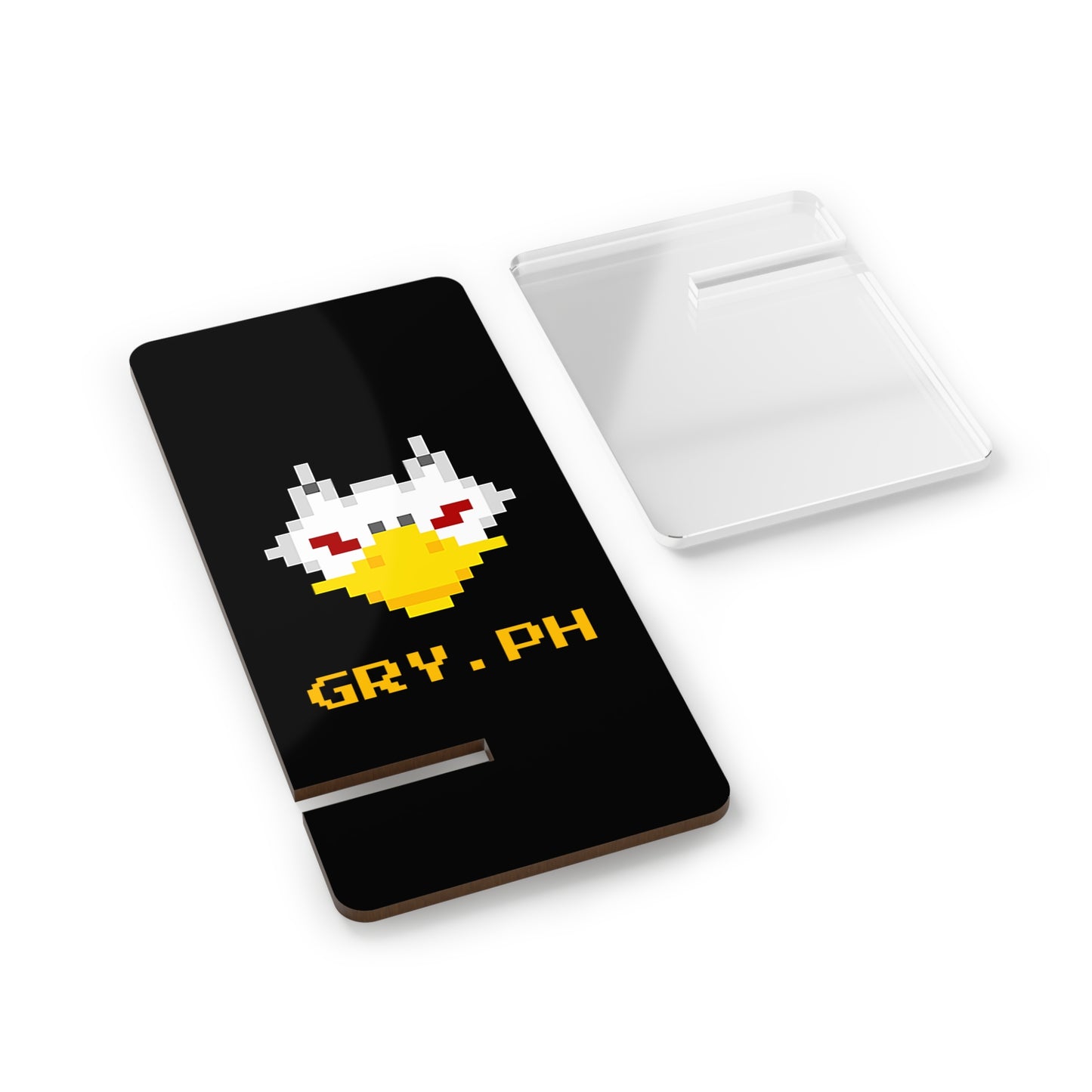 Gryph Logo Display Stand for Smartphones