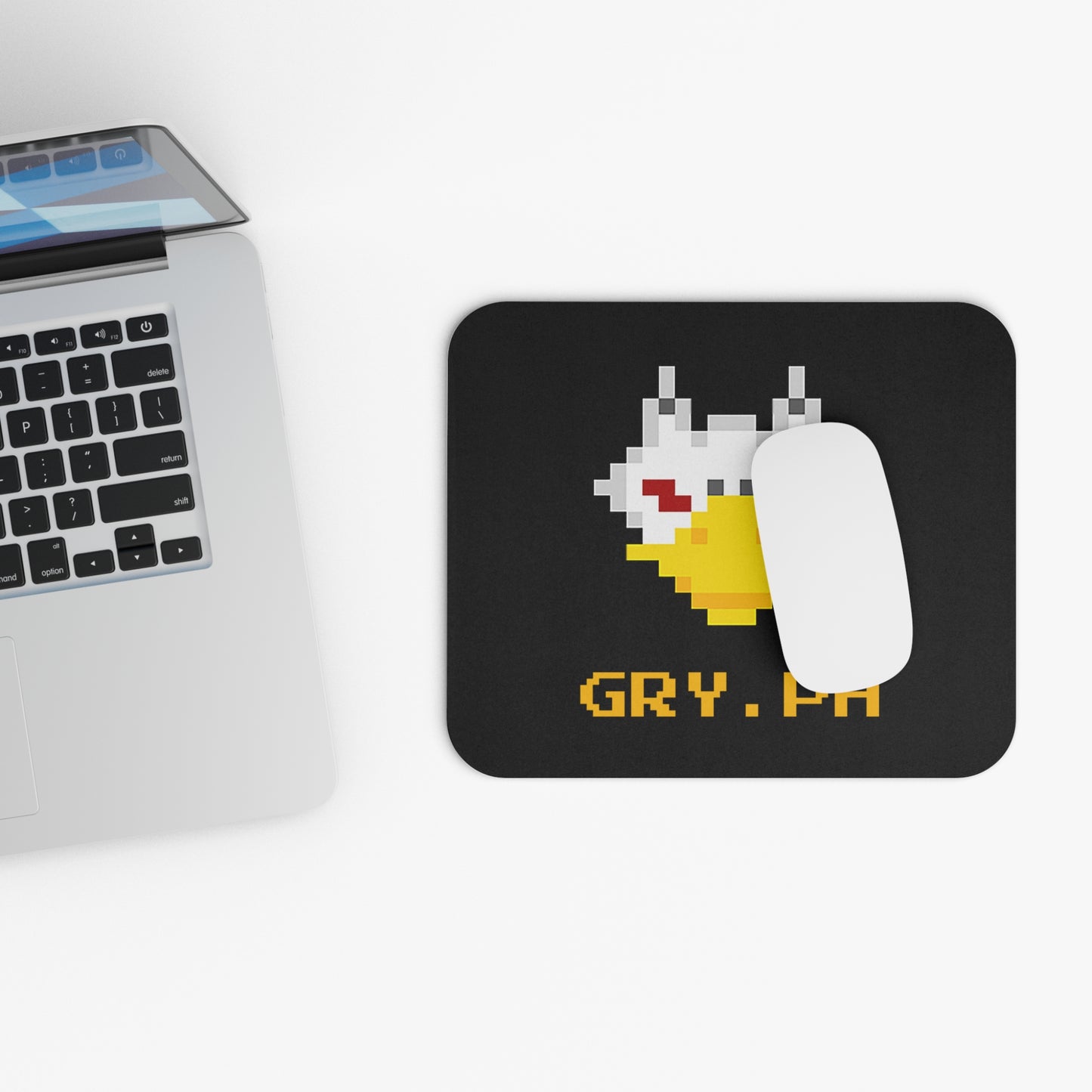 Gryph Logo Black Mouse Pad (Rectangle)