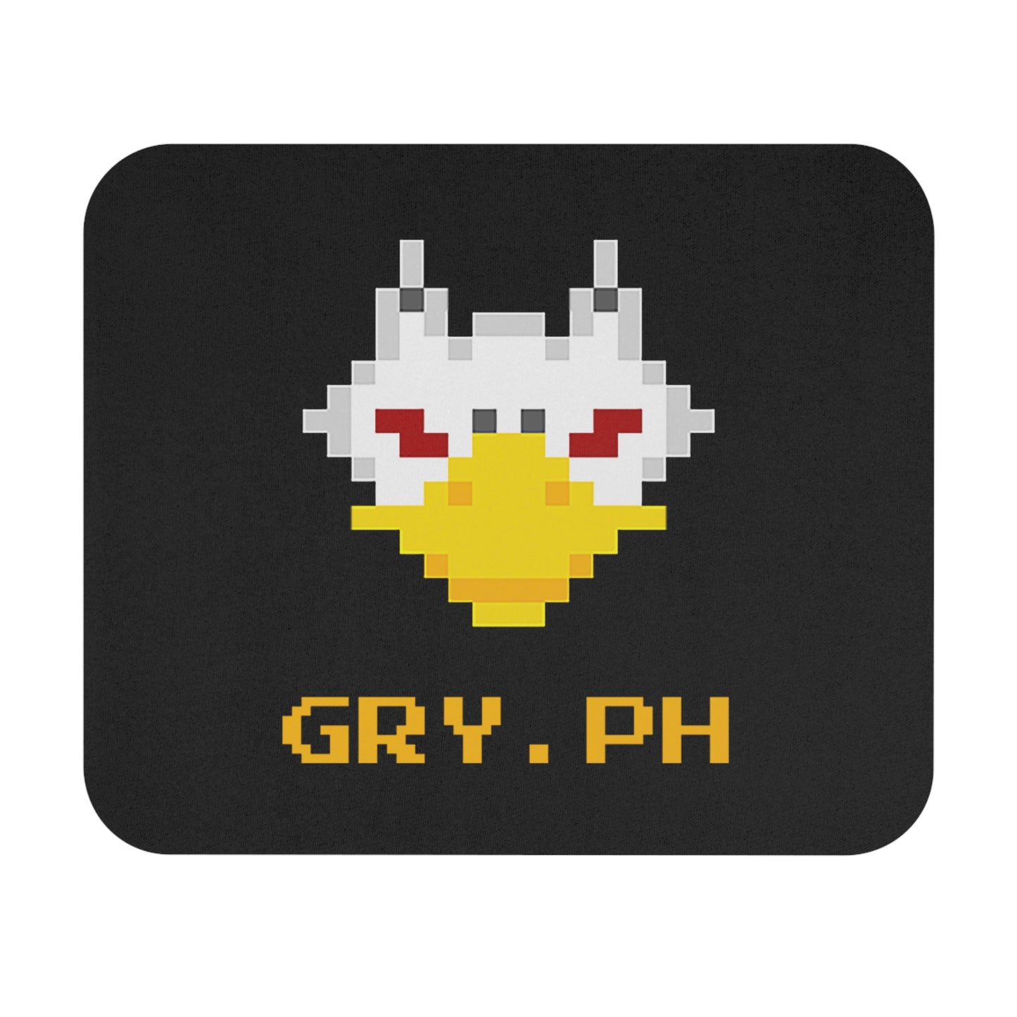 Gryph Logo Black Mouse Pad (Rectangle)