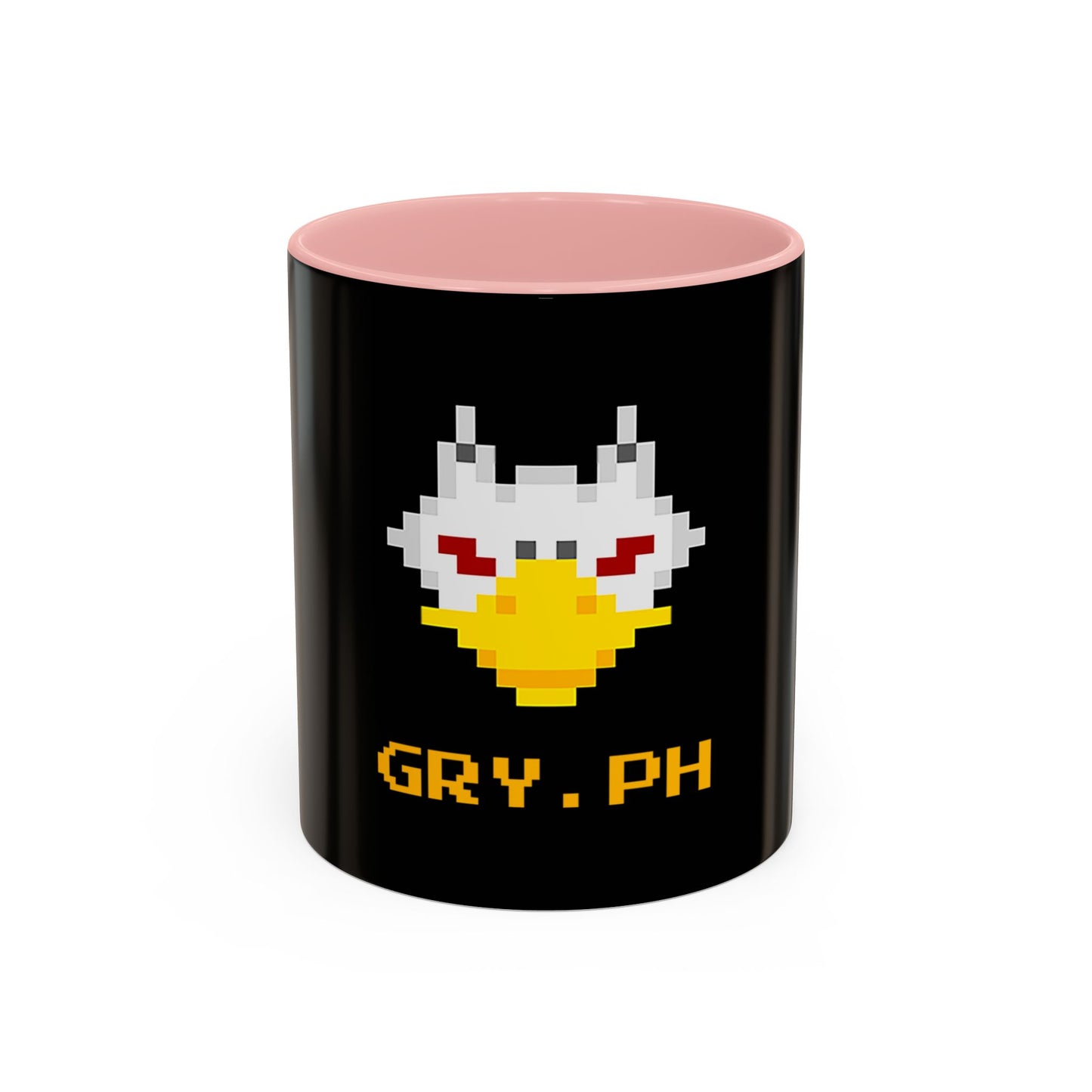 Gryph Logo Black Coffee Mug (11, 15oz)