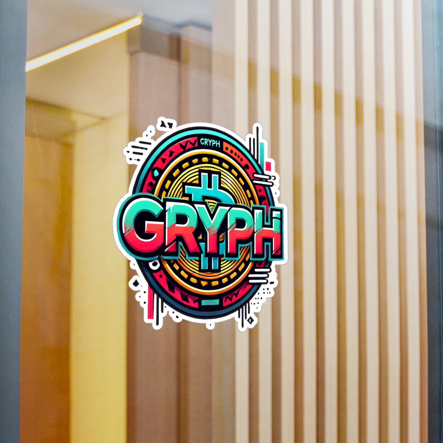 Crypto Vibes Vinyl Kiss-Cut Decal