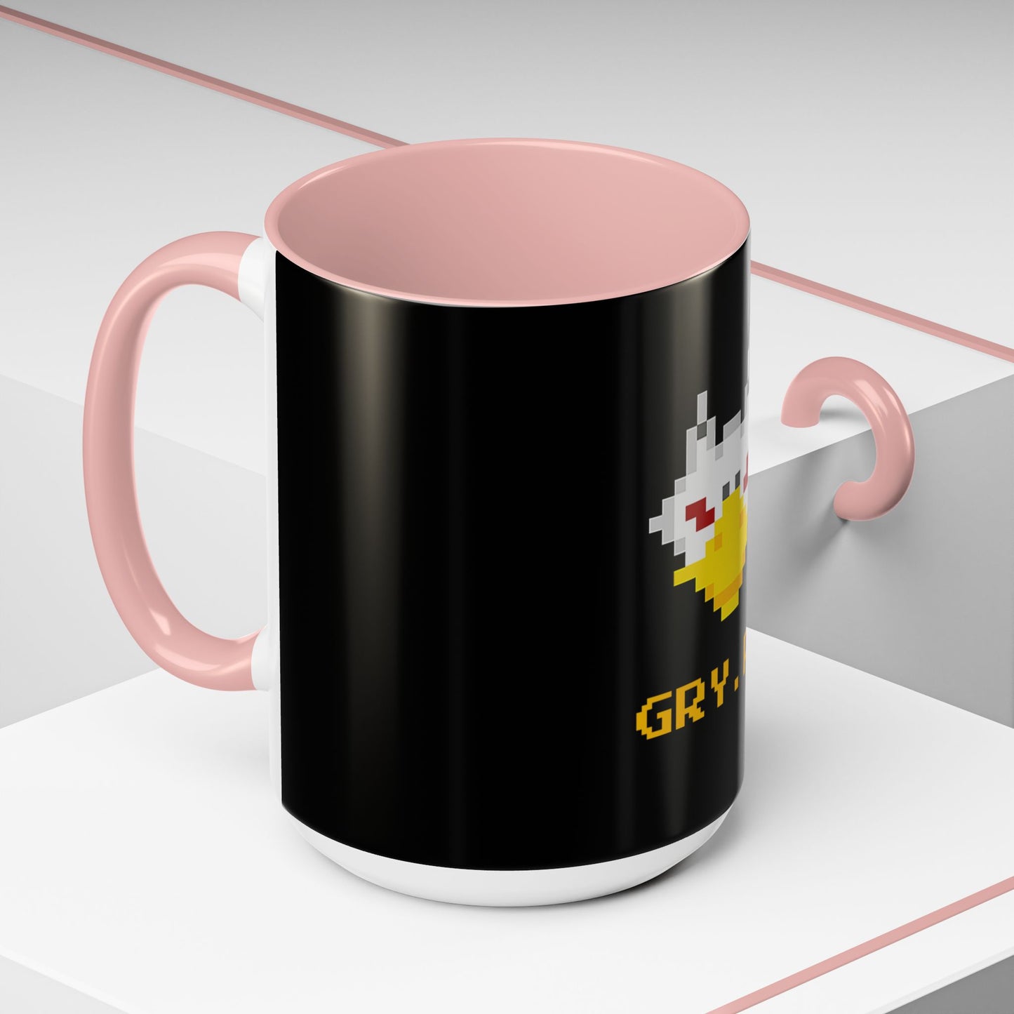 Gryph Logo Black Coffee Mug (11, 15oz)