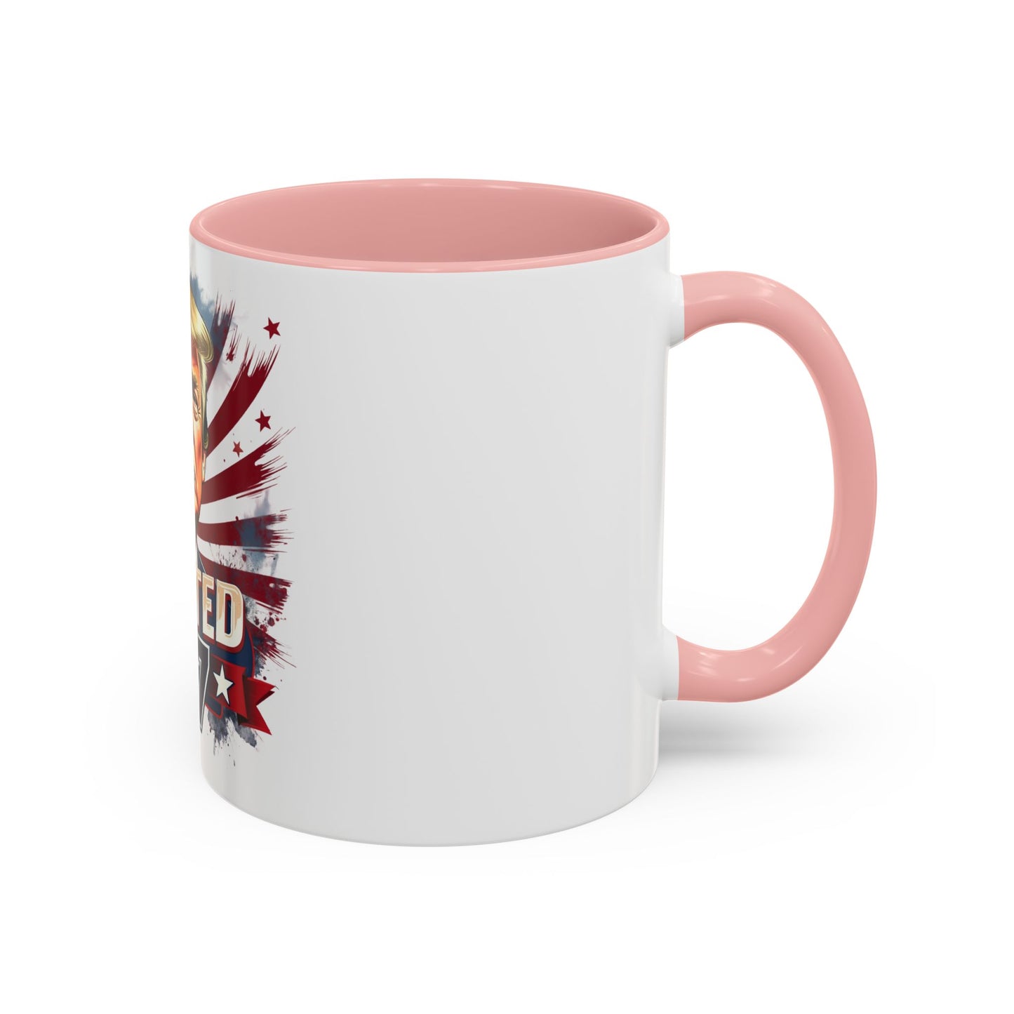 Coffee Mug - Elected 47 Donald J Trump with American Flag Background