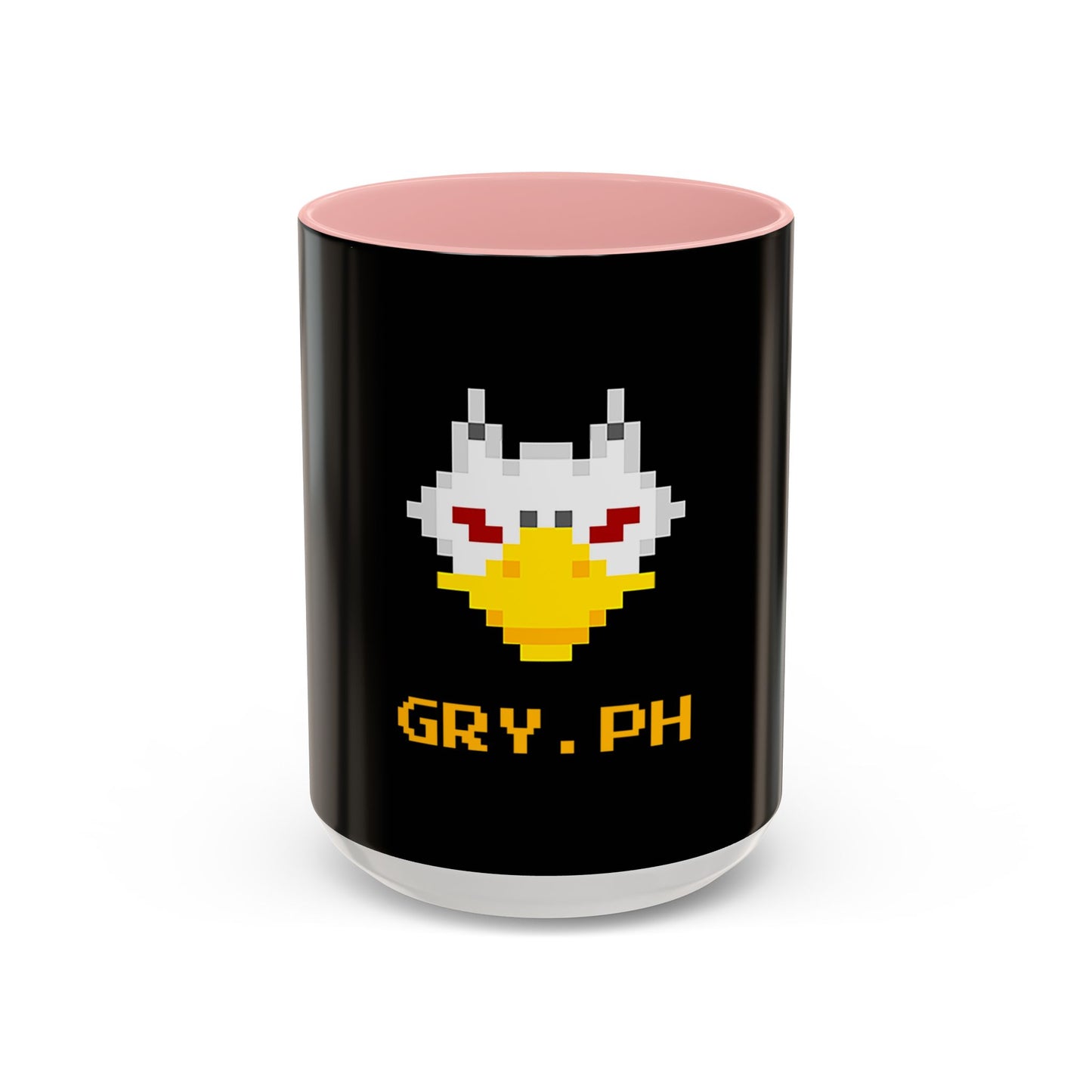 Gryph Logo Black Coffee Mug (11, 15oz)