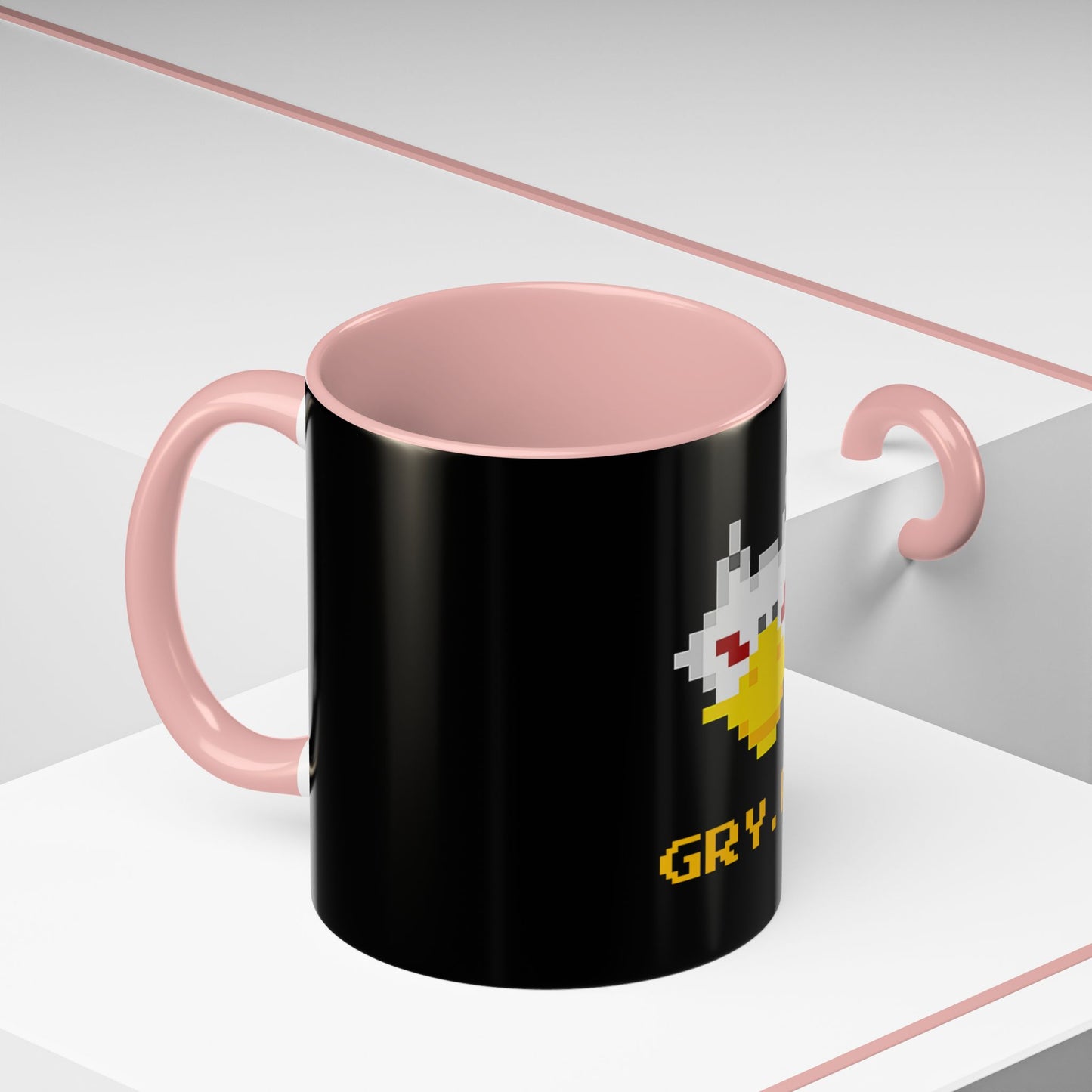 Gryph Logo Black Coffee Mug (11, 15oz)