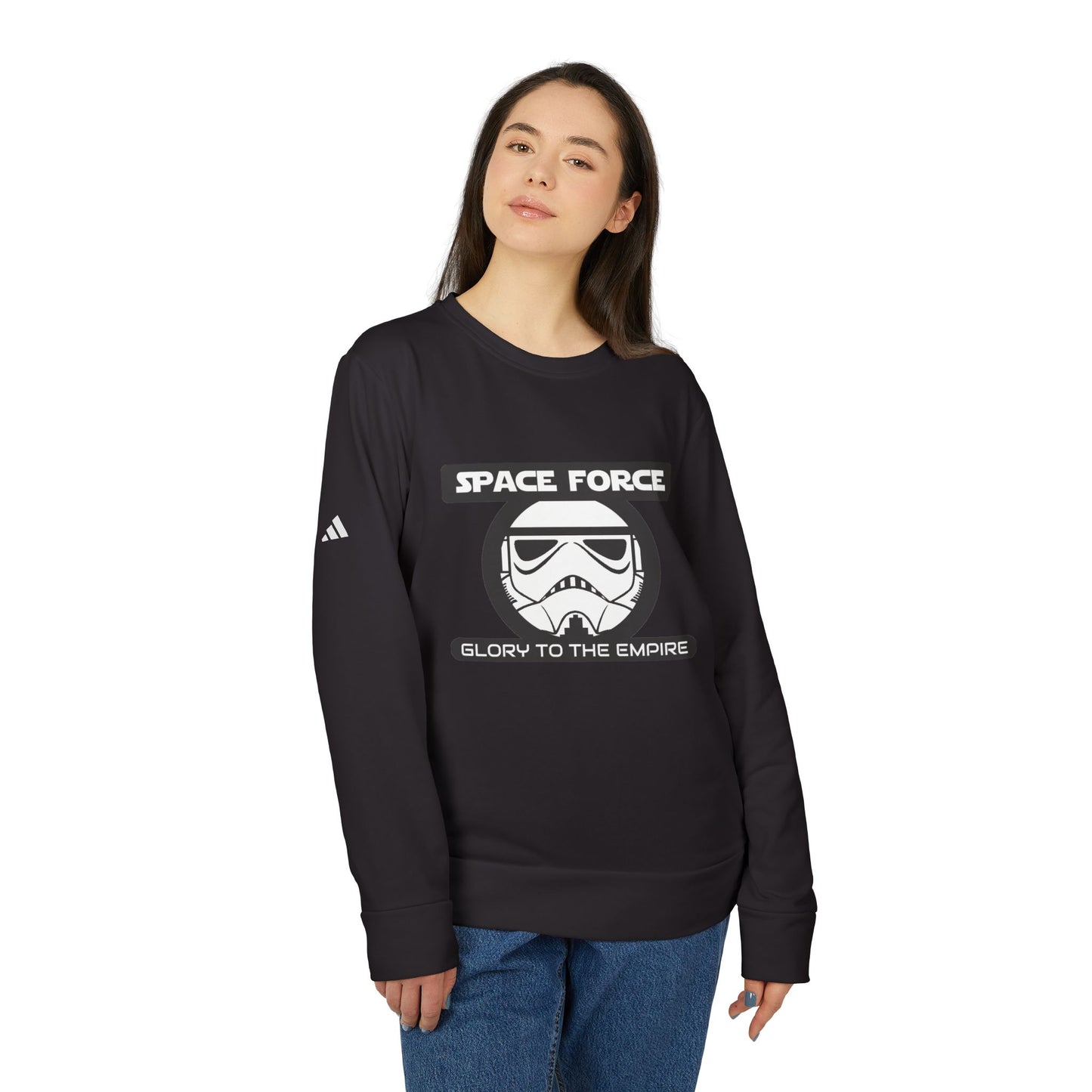 Space Force: Glory to the Empire adidas® Unisex Fleece Crewneck Sweatshirt