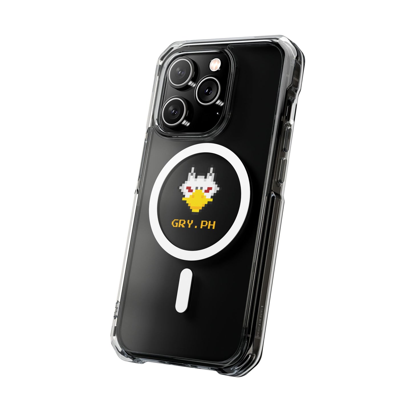 Gryph Logo Magnetic Clear Impact Cases