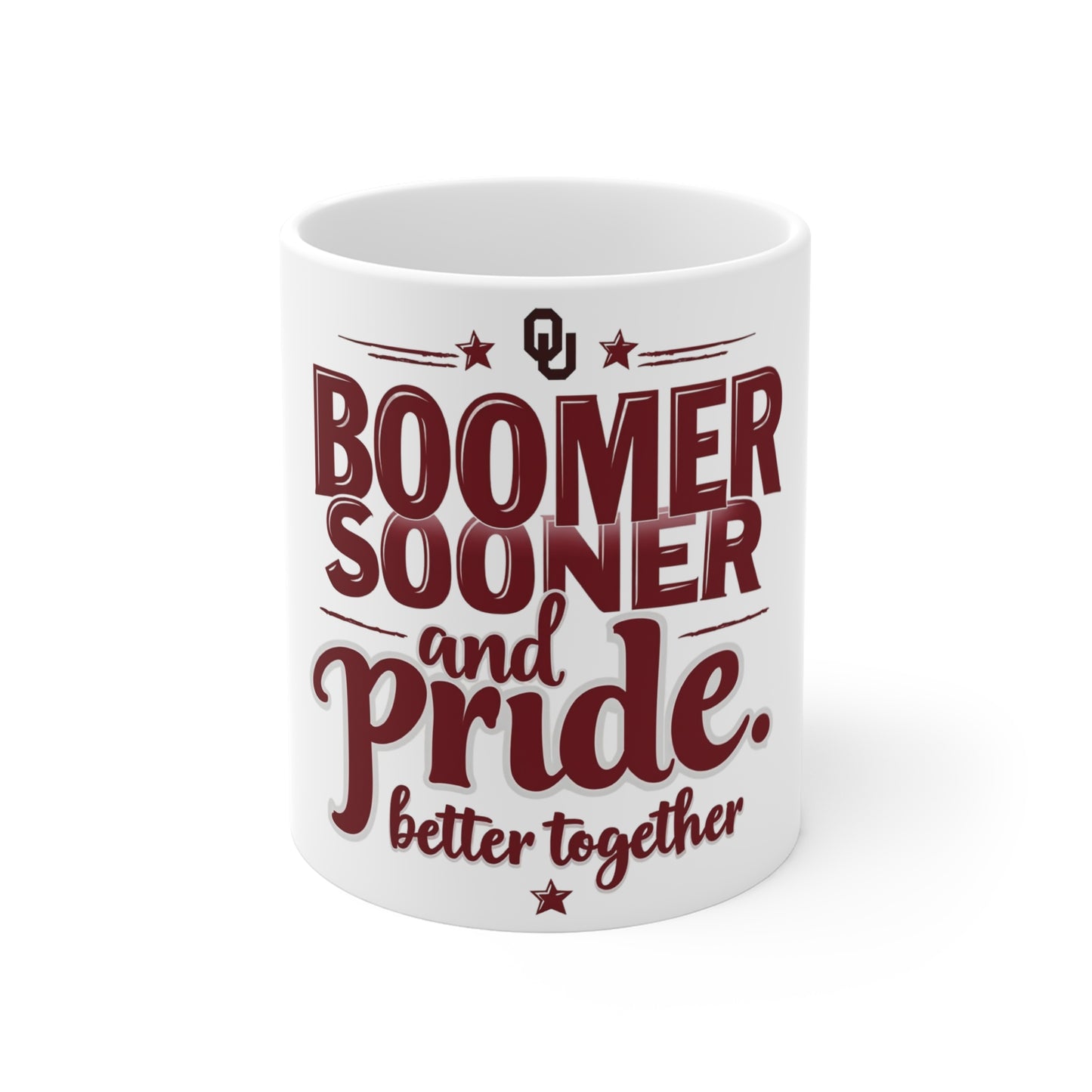 Boomer Sooner Pride Mug