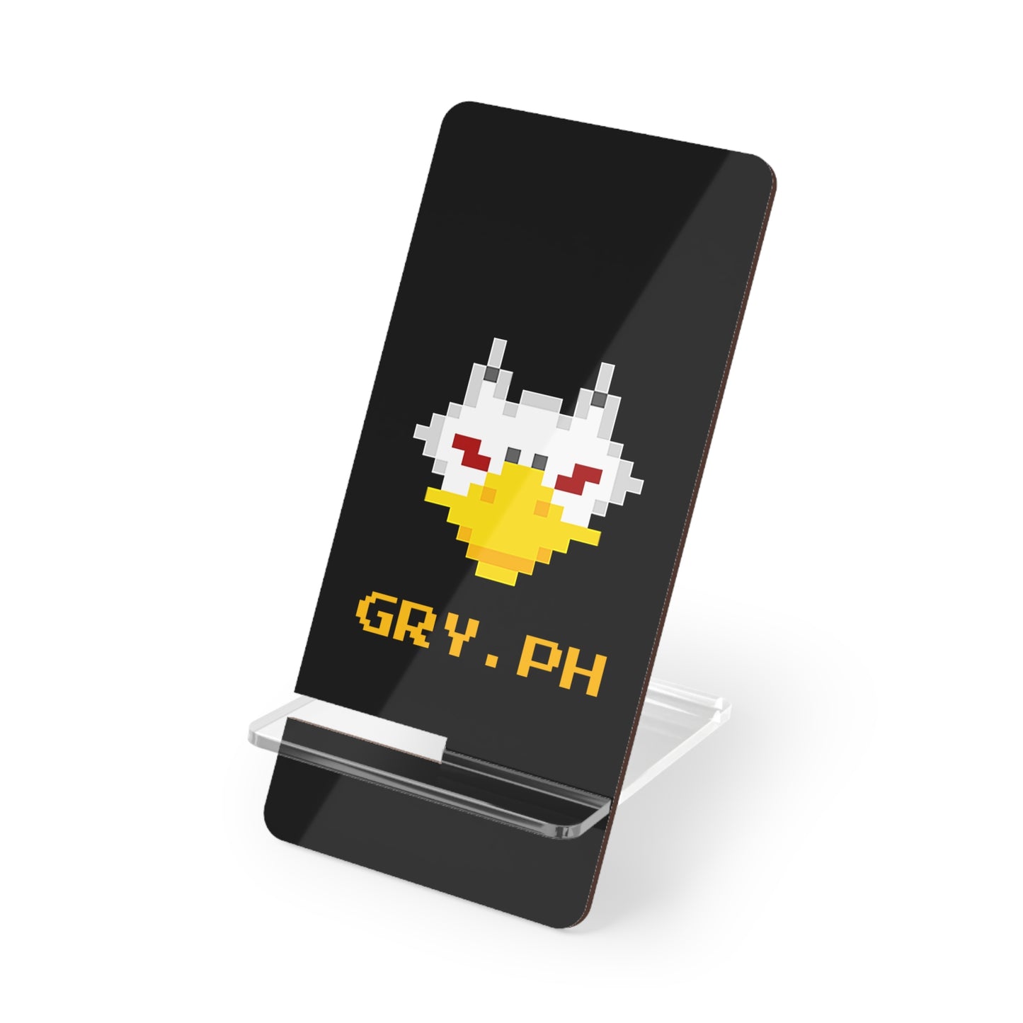 Gryph Logo Display Stand for Smartphones