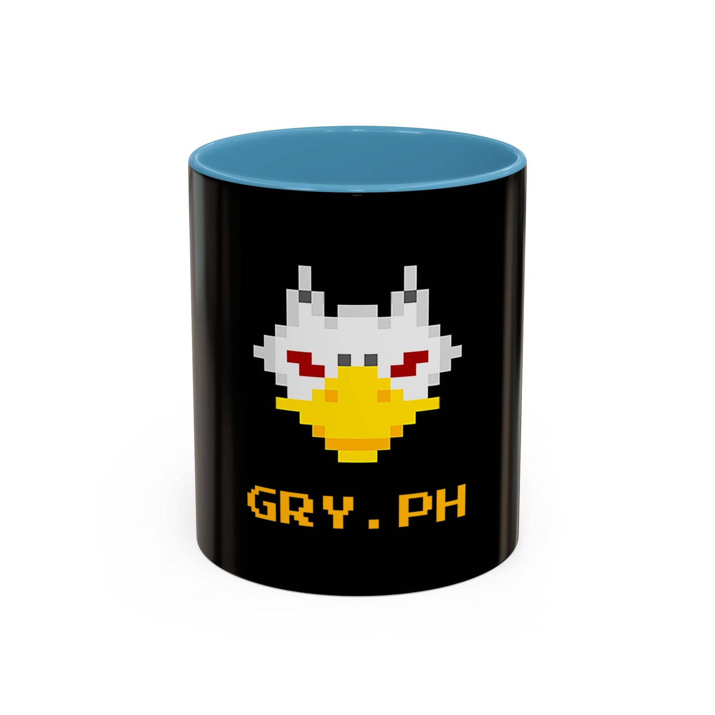 Gryph Logo Black Coffee Mug (11, 15oz)