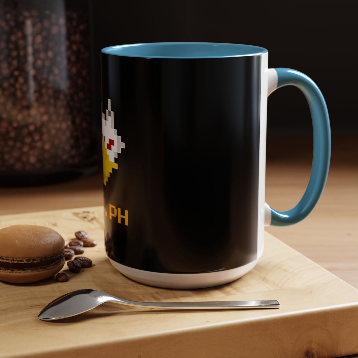 Gryph Logo Black Coffee Mug (11, 15oz)