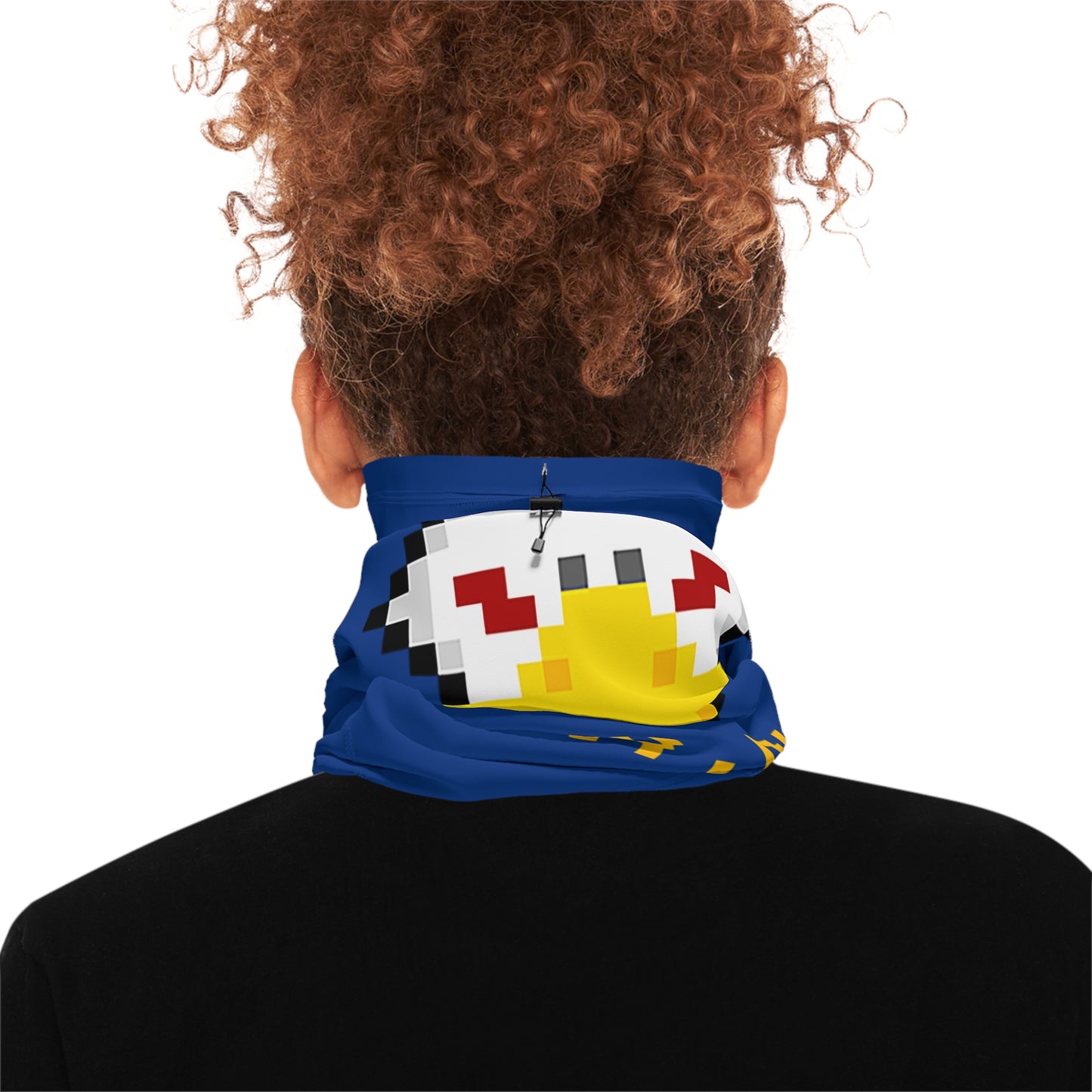 Gryph Logo Blue Winter Neck Gaiter with Drawstring