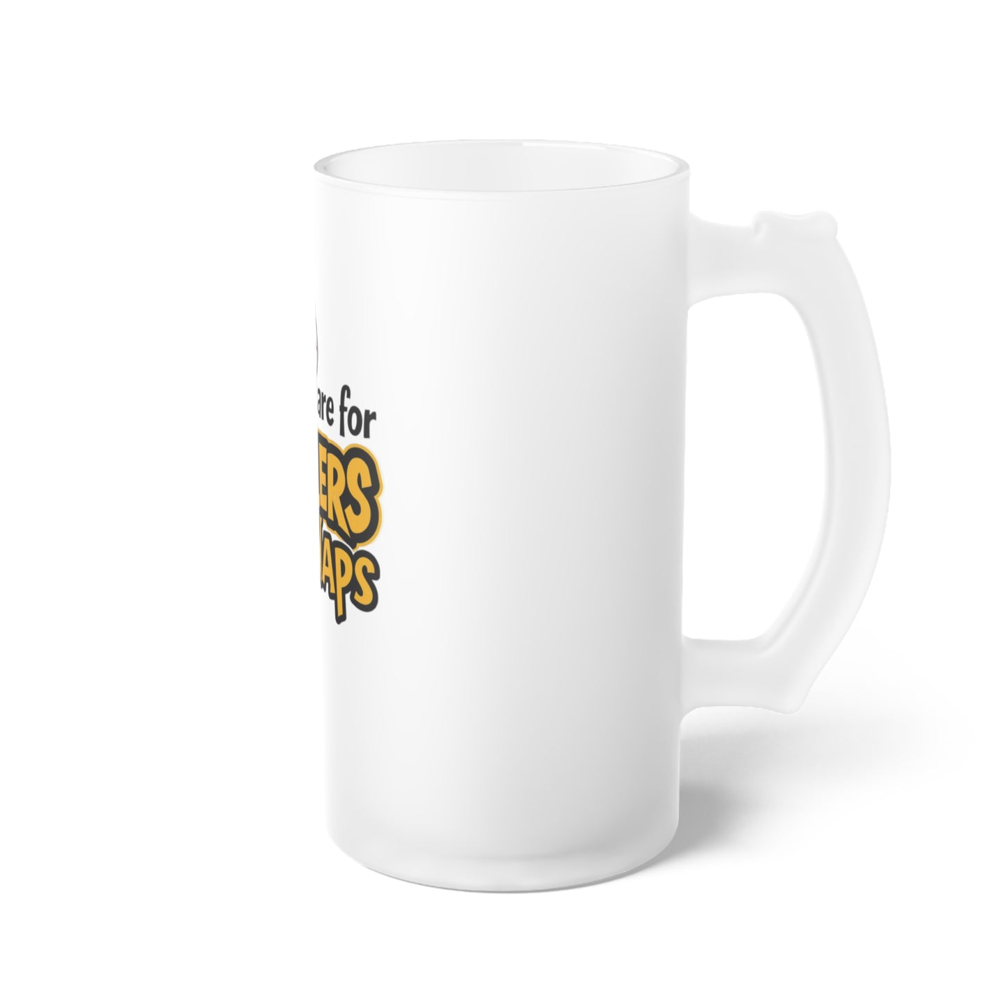 Sundays Are For Steelers and Naps Frosted Glass Beer Mug