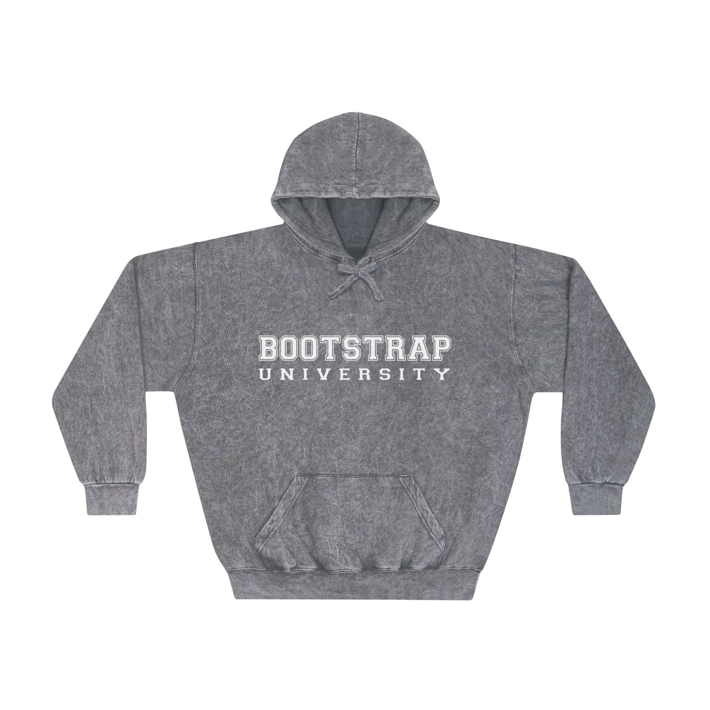 Bootstrap University Unisex Mineral Wash Hoodie (Featuring Gryph Logo on the Back)