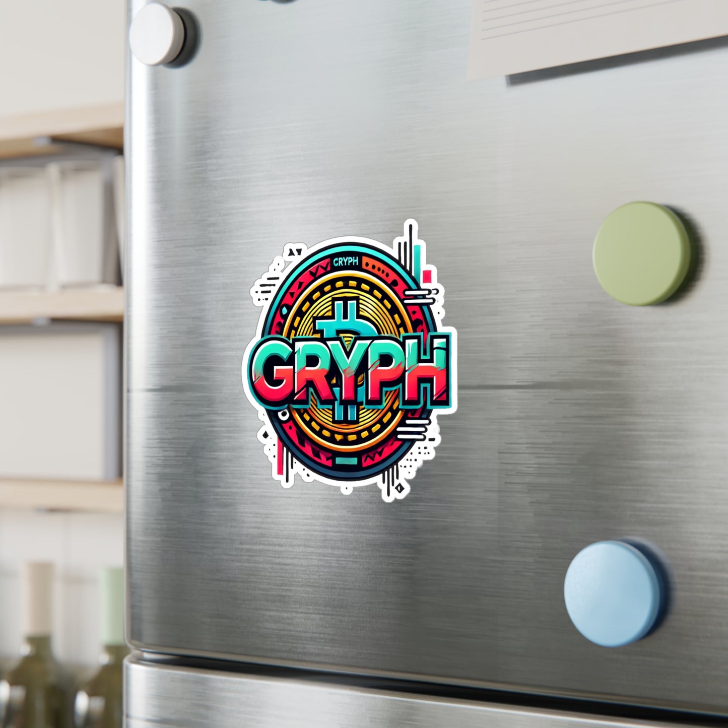 Crypto Vibes Vinyl Kiss-Cut Decal