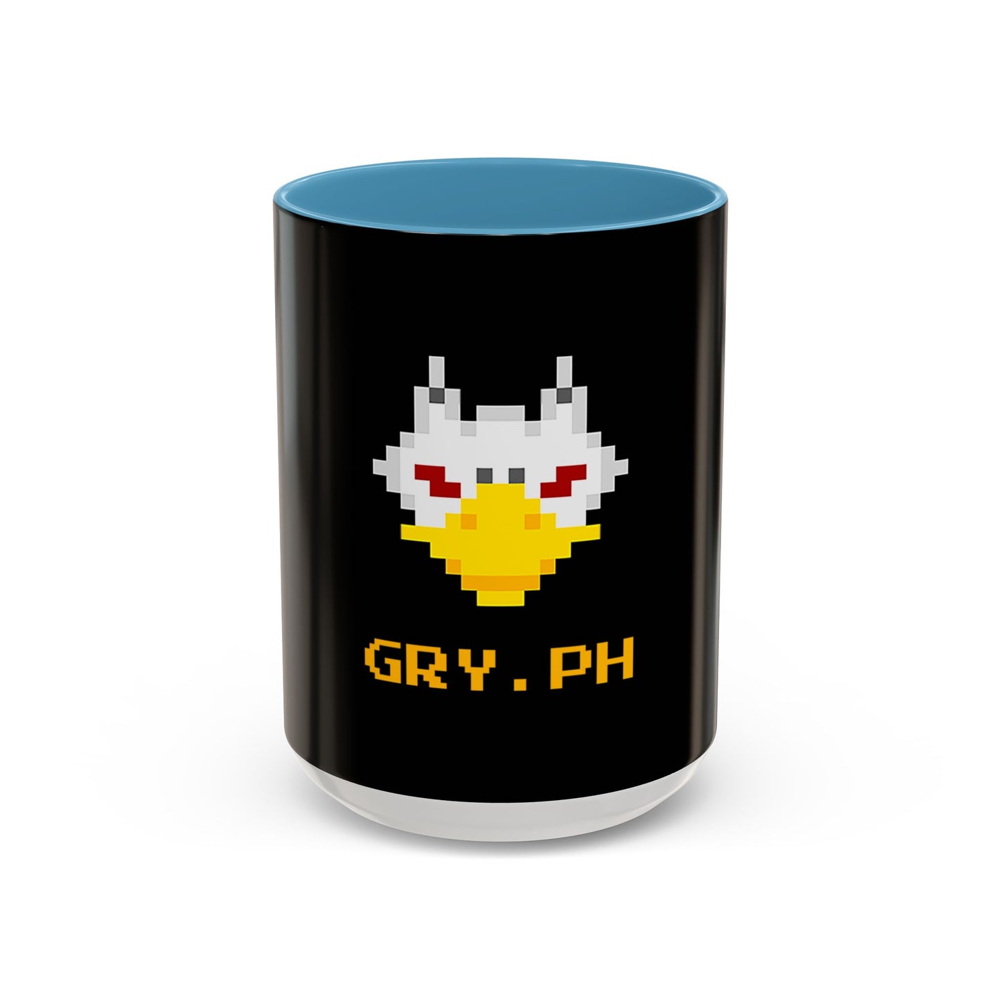 Gryph Logo Black Coffee Mug (11, 15oz)