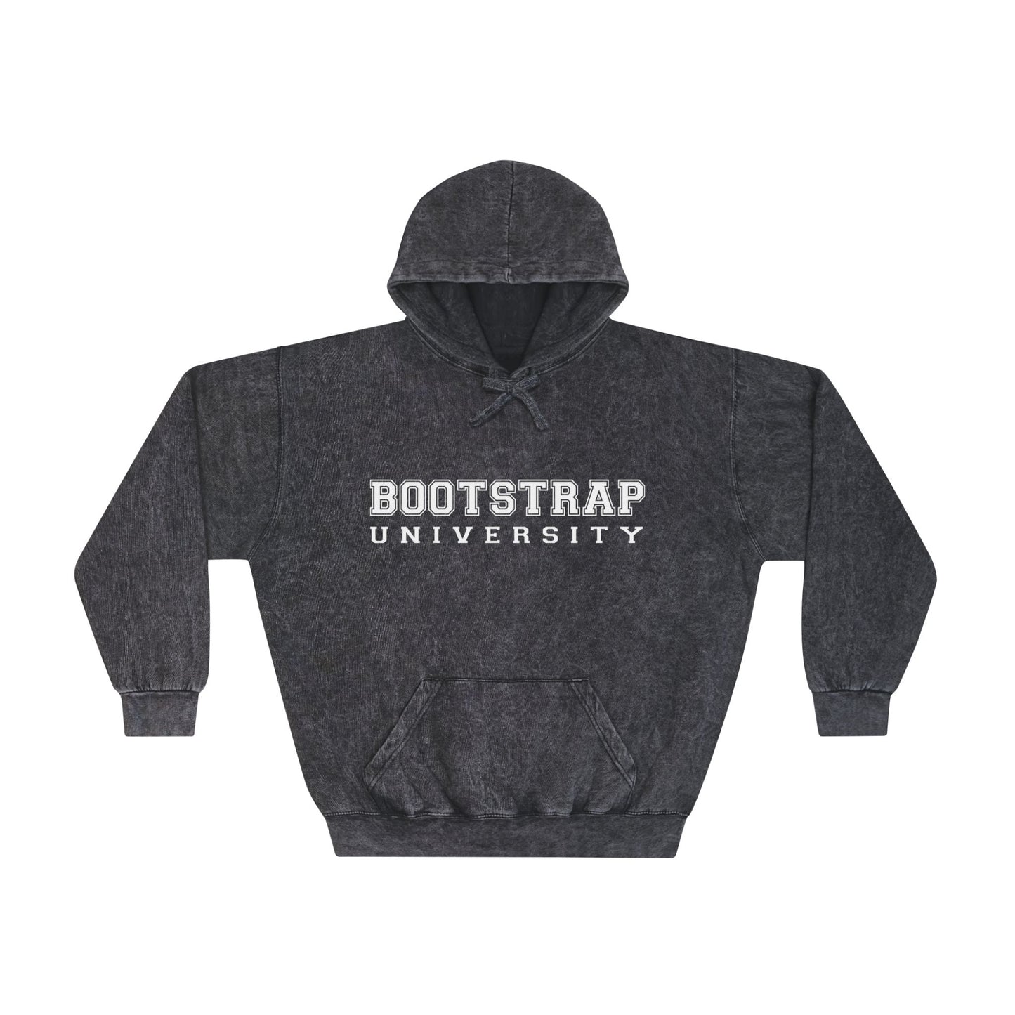 Bootstrap University Unisex Mineral Wash Hoodie (Featuring Gryph Logo on the Back)