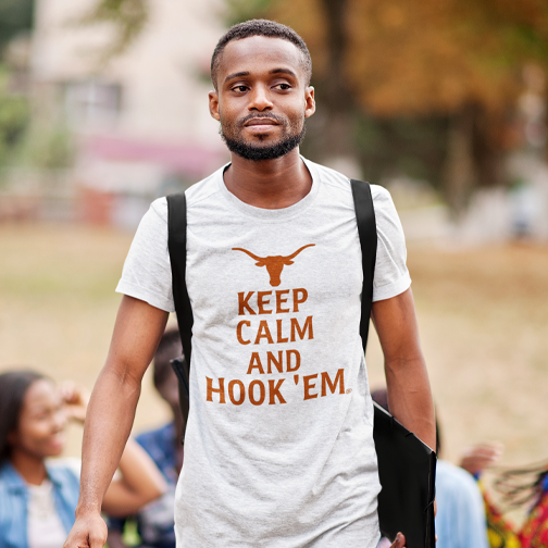 Keep Calm and Hook 'em Tee