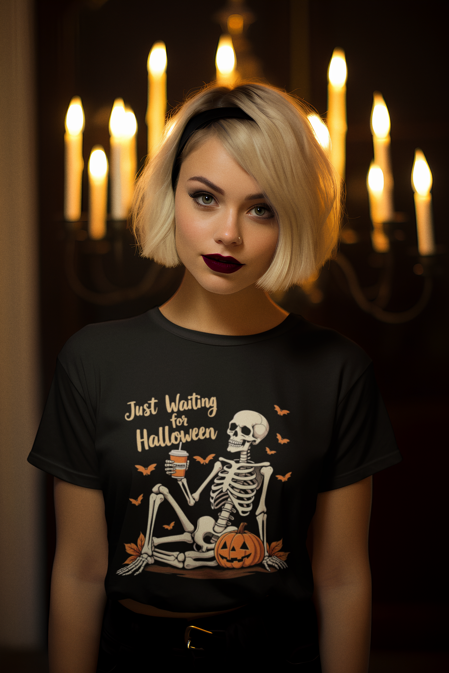 Just Waiting for Halloween Tee