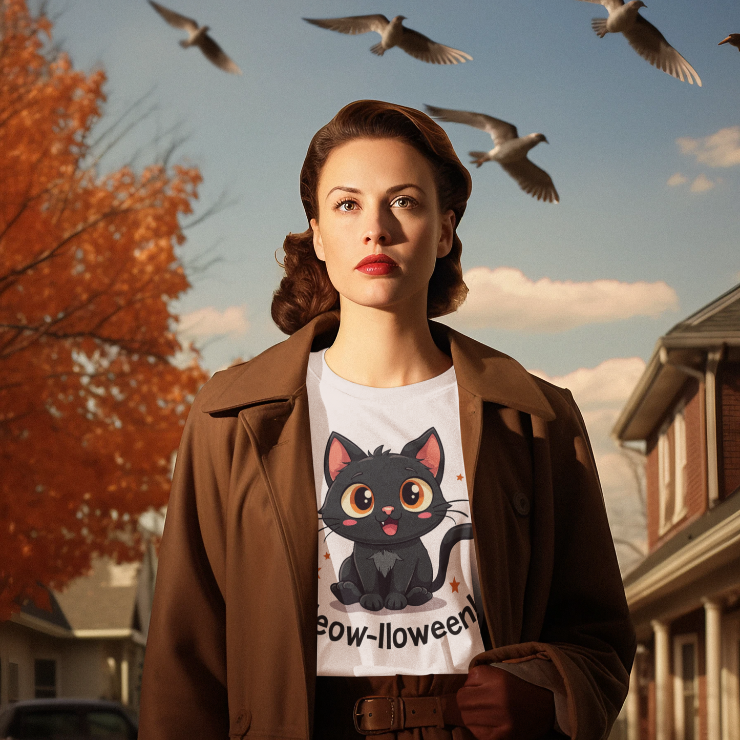 Meow-lloween Tee