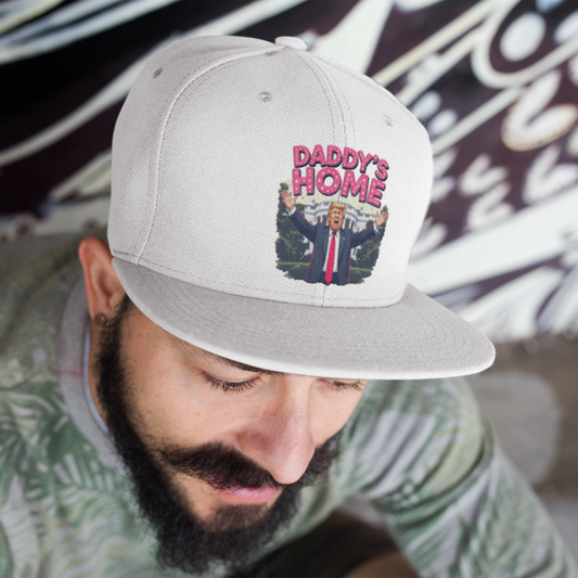 Snapback Hat Trump Satire 'Daddy's Home' Design